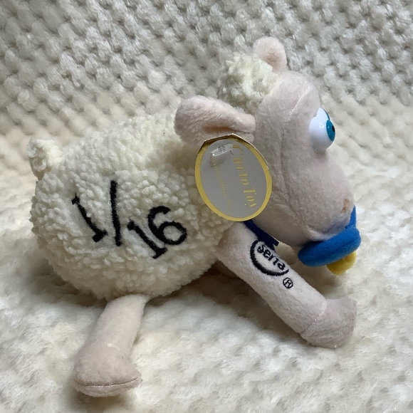 Serta Sleep Number 1/16 Counting Sheep Plush Baby Lamb w Pacifier and Tags - Picture 3 of 16